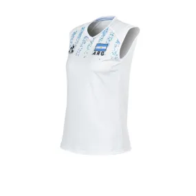 Camiseta De Argentina De Voley Le Coq Sportif Alternativa 2 Mujer Blanca