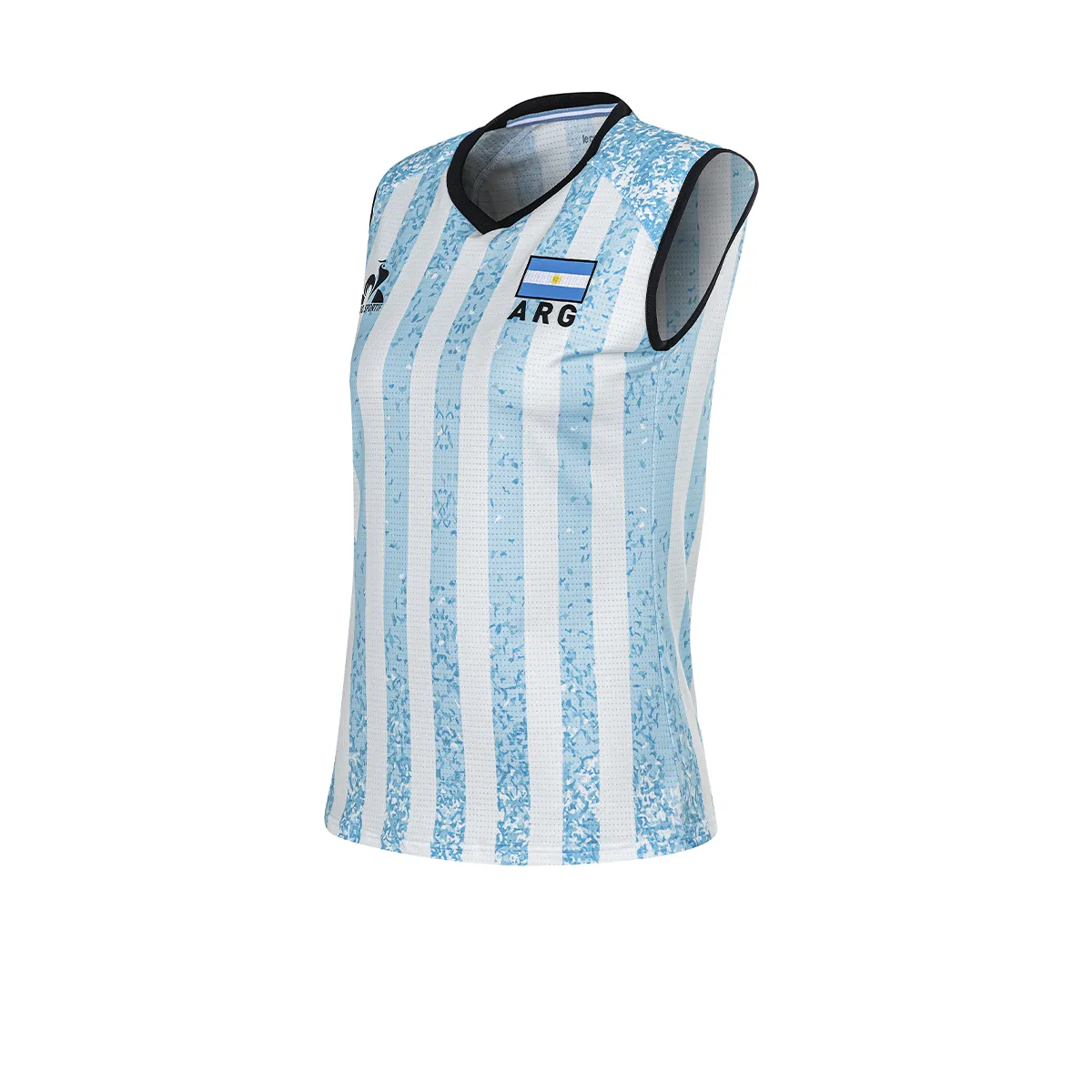 Camiseta De Argentina De Voley Le Coq Sportif Oficial Mujer Celeste