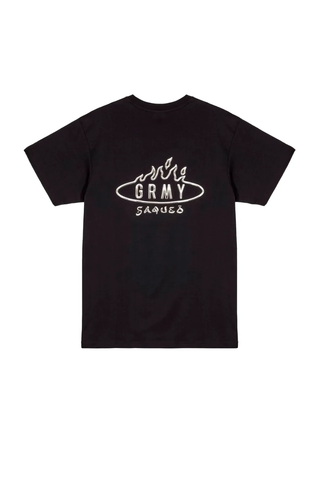 Camiseta Grimey Burn In Flames The Anvil Negra