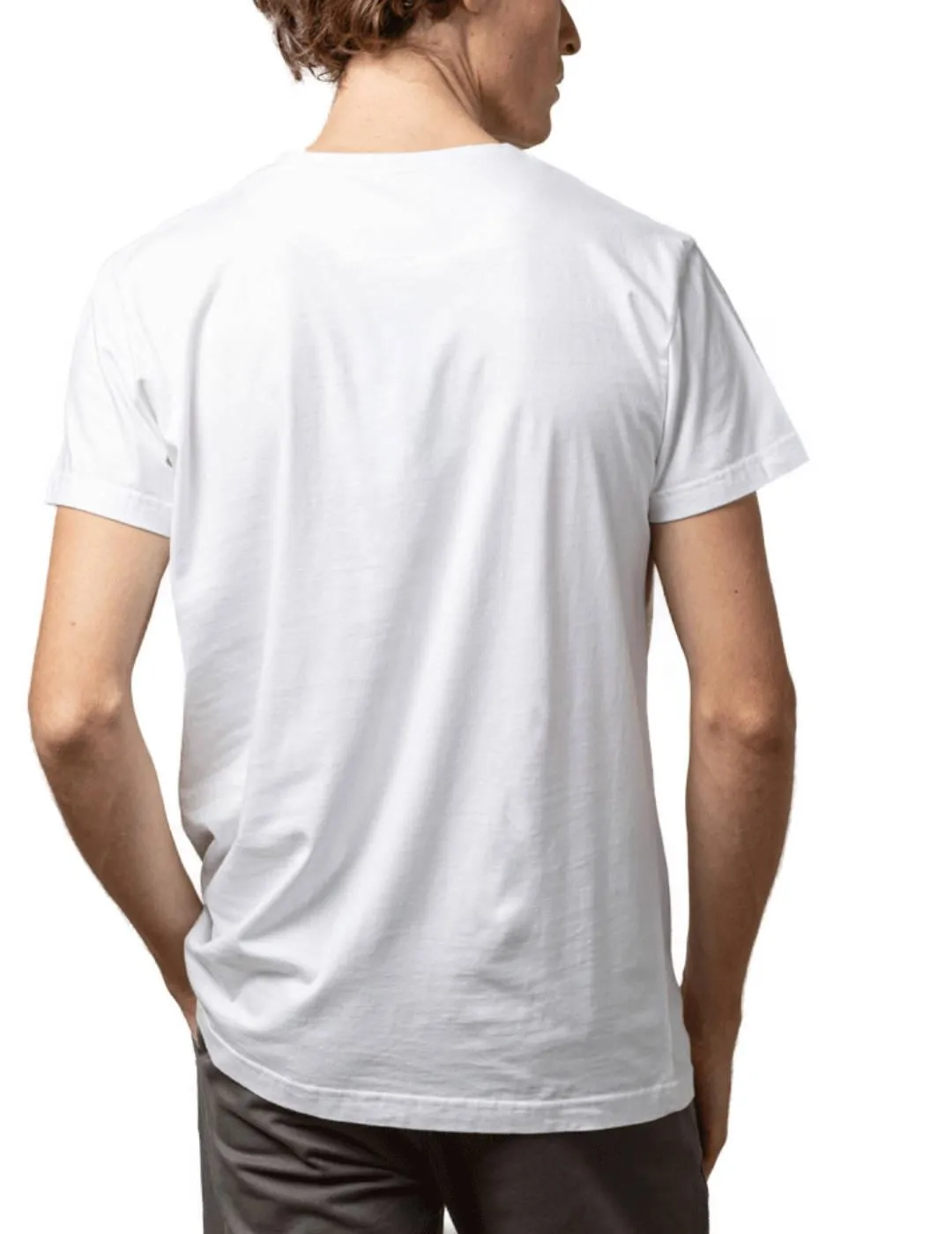 Camiseta Scotta Fish organic blanco para hombre-NE