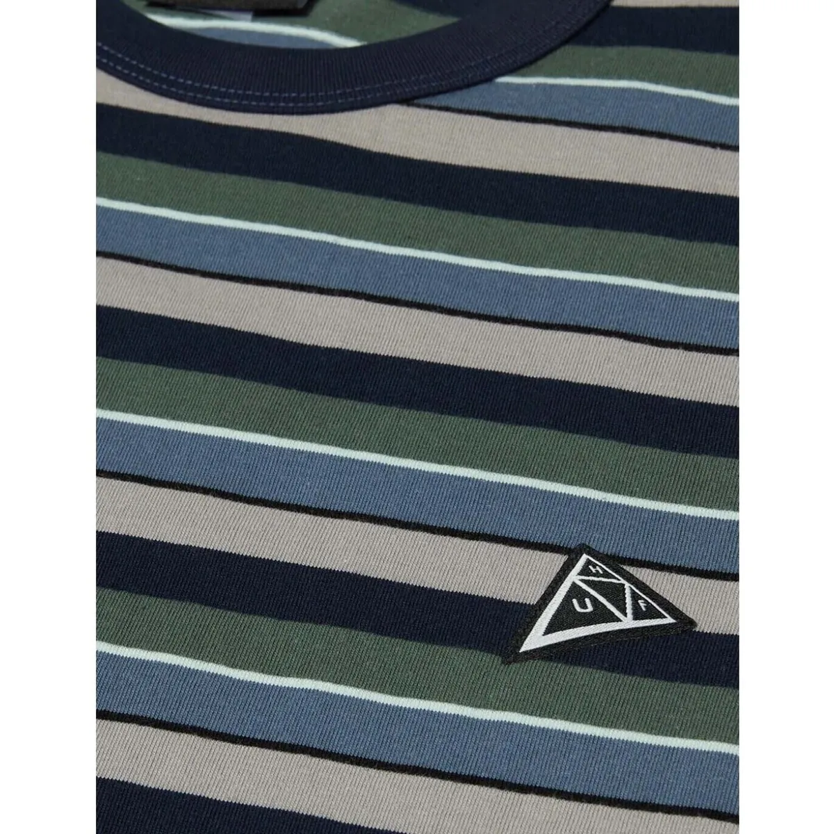 CAMISETA  TRIPLE TRIANGLE RELAXED KNIT TEE   OIL BLUE