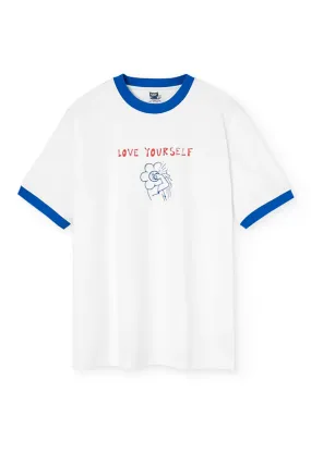 Camiseta We Are Not Friends Love Yourself Blanco