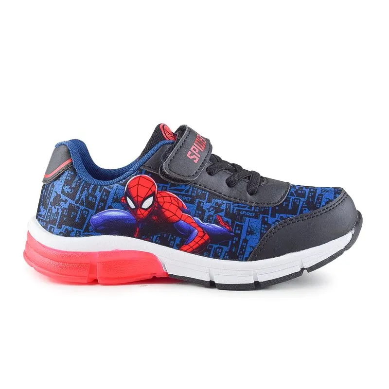 CHAMPION DEPORTIVO PARA NIÑOS SPIDERMAN CON LUCES