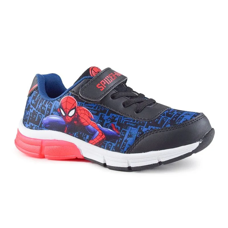 CHAMPION DEPORTIVO PARA NIÑOS SPIDERMAN CON LUCES