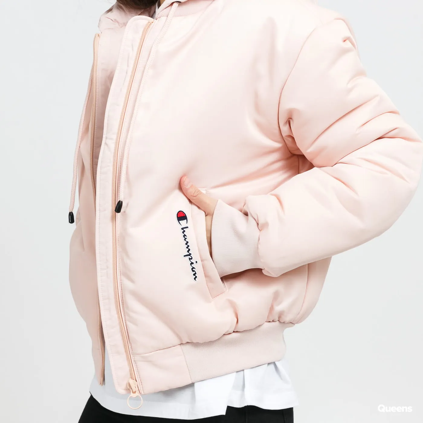 Champion Hooded Bomber Jacket