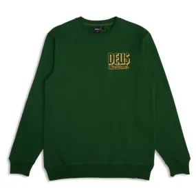 DEUS EX MACHINA EVER SEEN CREW SWEATSHIRT HILSIDE GREEN