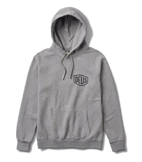 DEUS EX MACHINA IBIZA ADRESS HOODIE SWEATSHIRT GREY MARLE