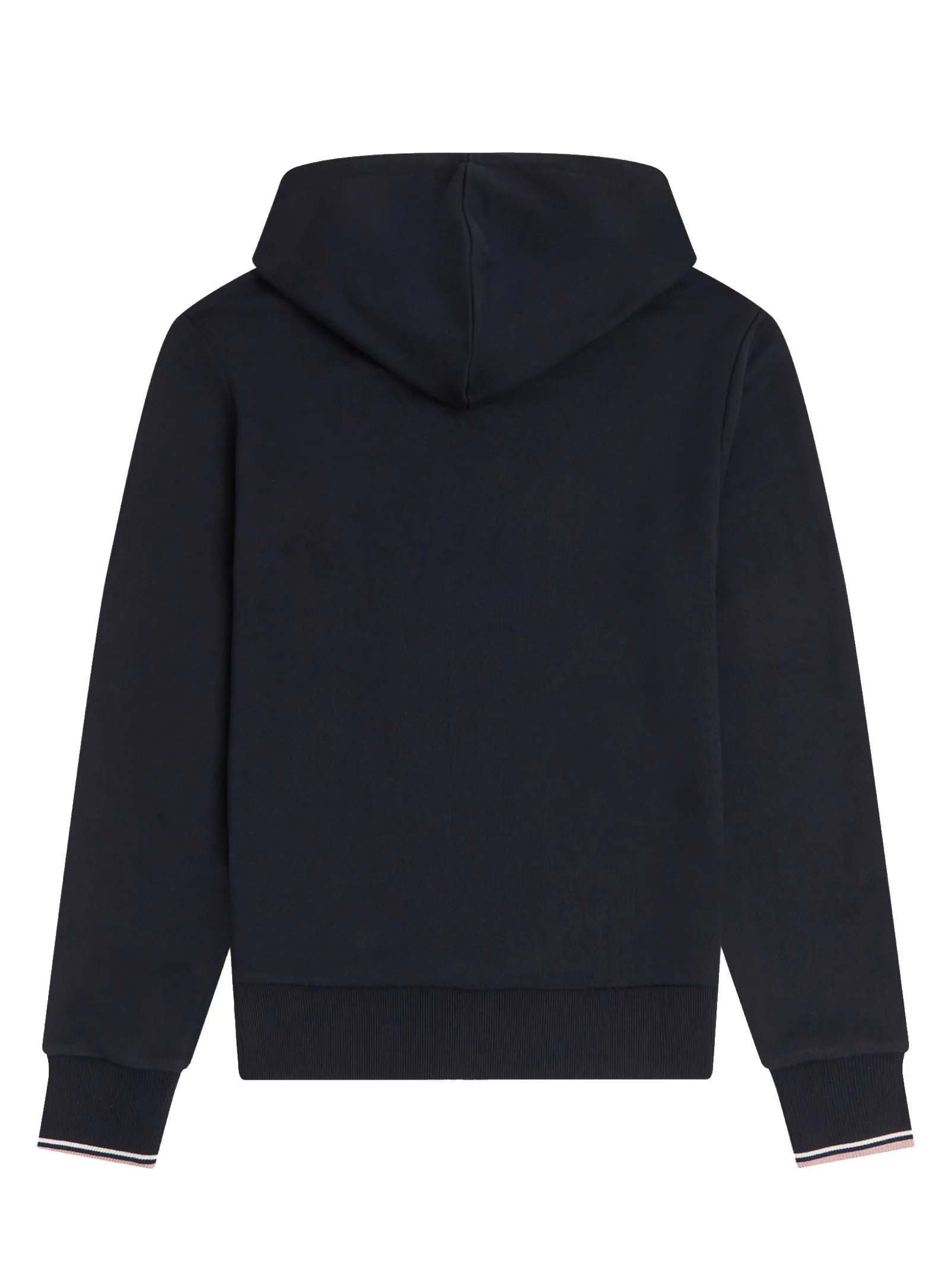 FRED PERRY TIPPED HOODED SWEATSHIRT NAVY