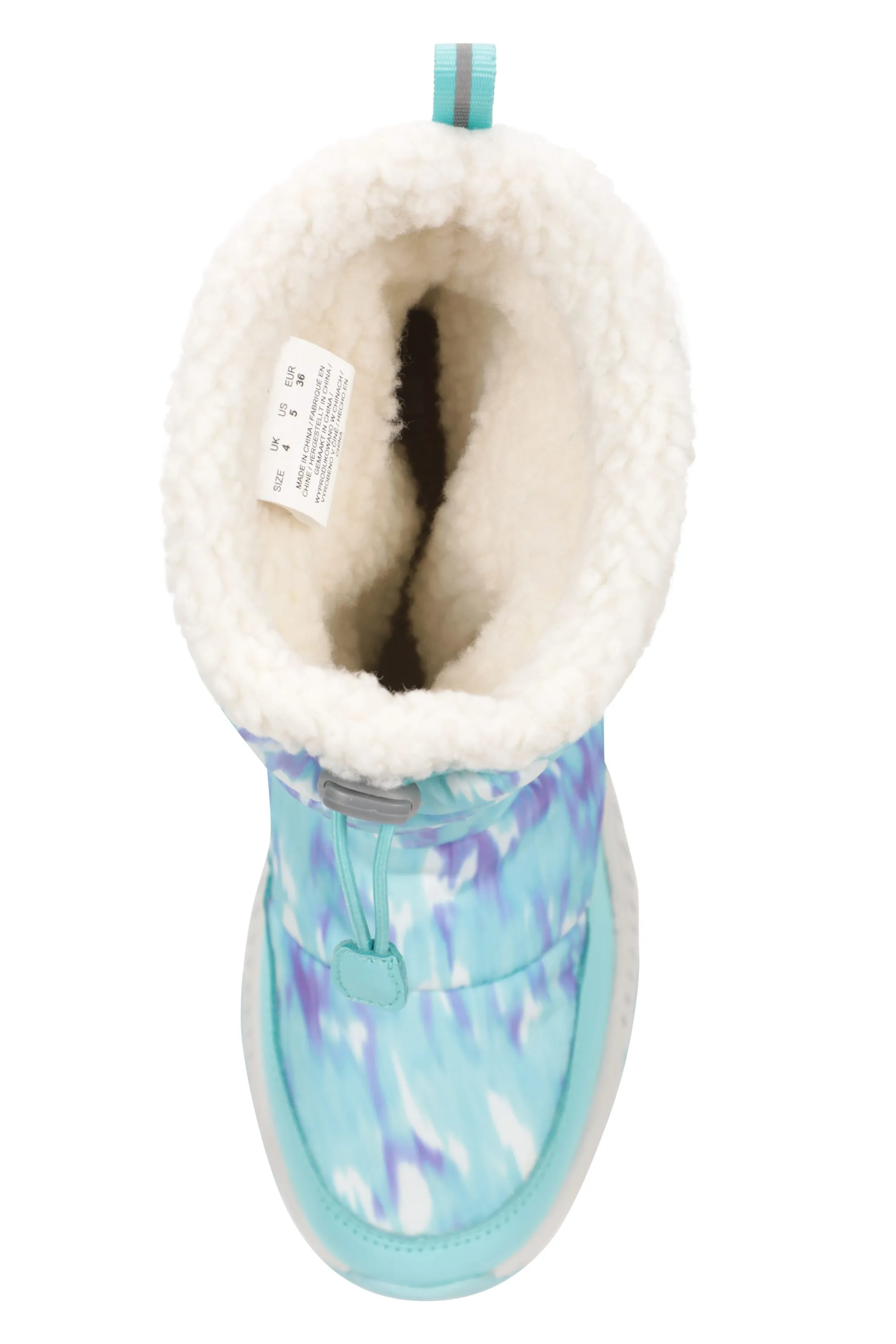 Glide botas de nieve estampadas, infantiles