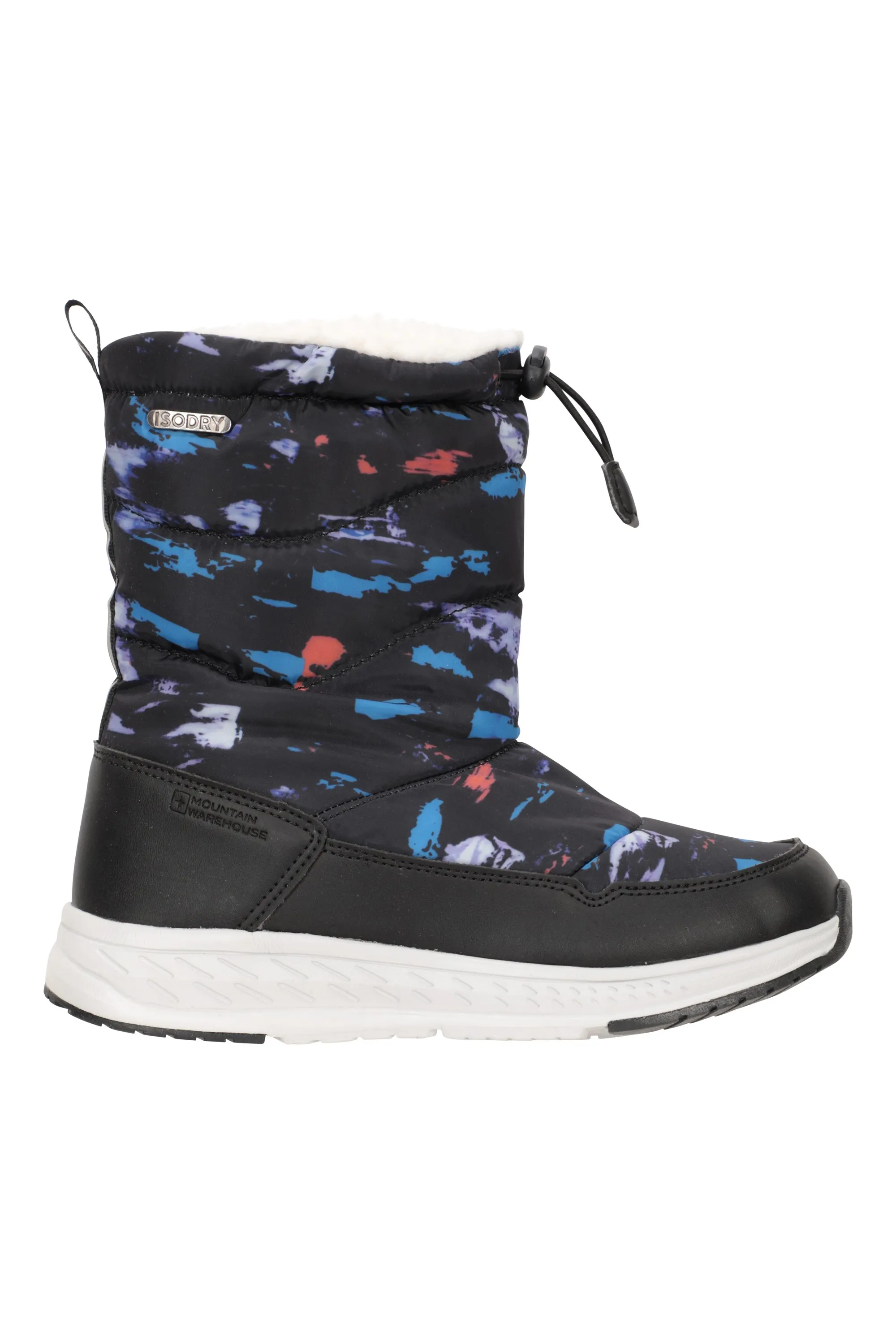 Glide botas de nieve estampadas, infantiles