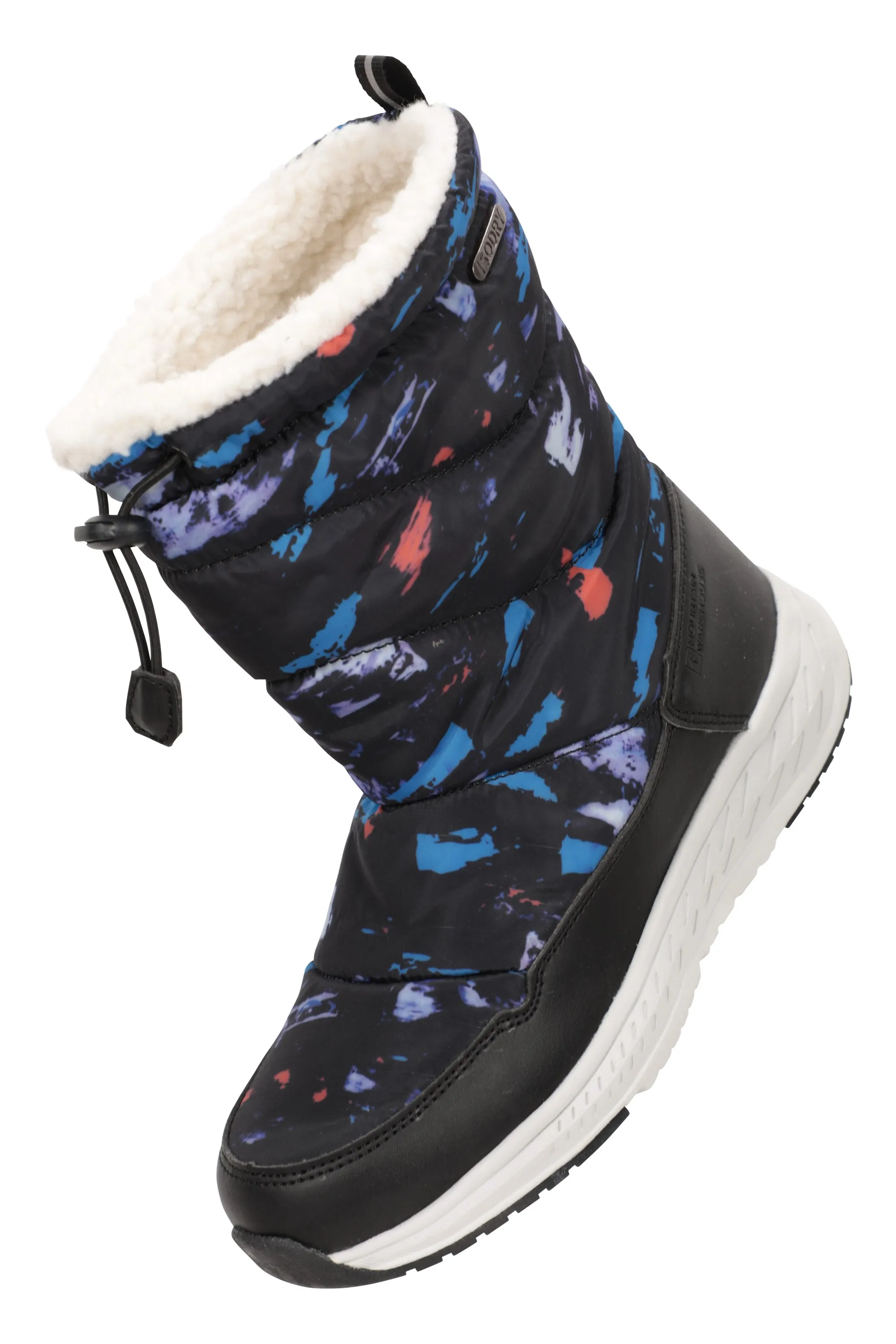 Glide botas de nieve estampadas, infantiles