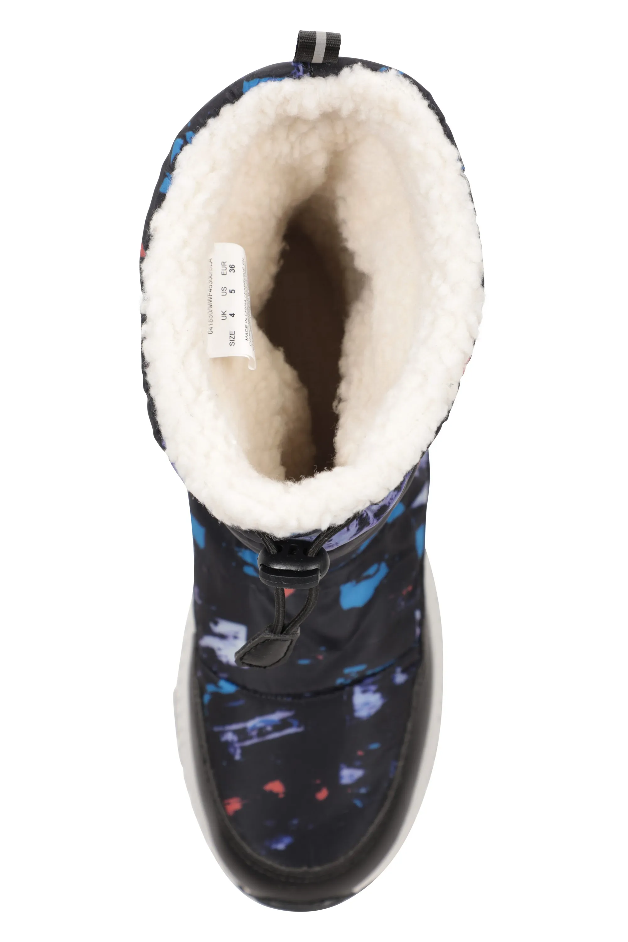 Glide botas de nieve estampadas, infantiles