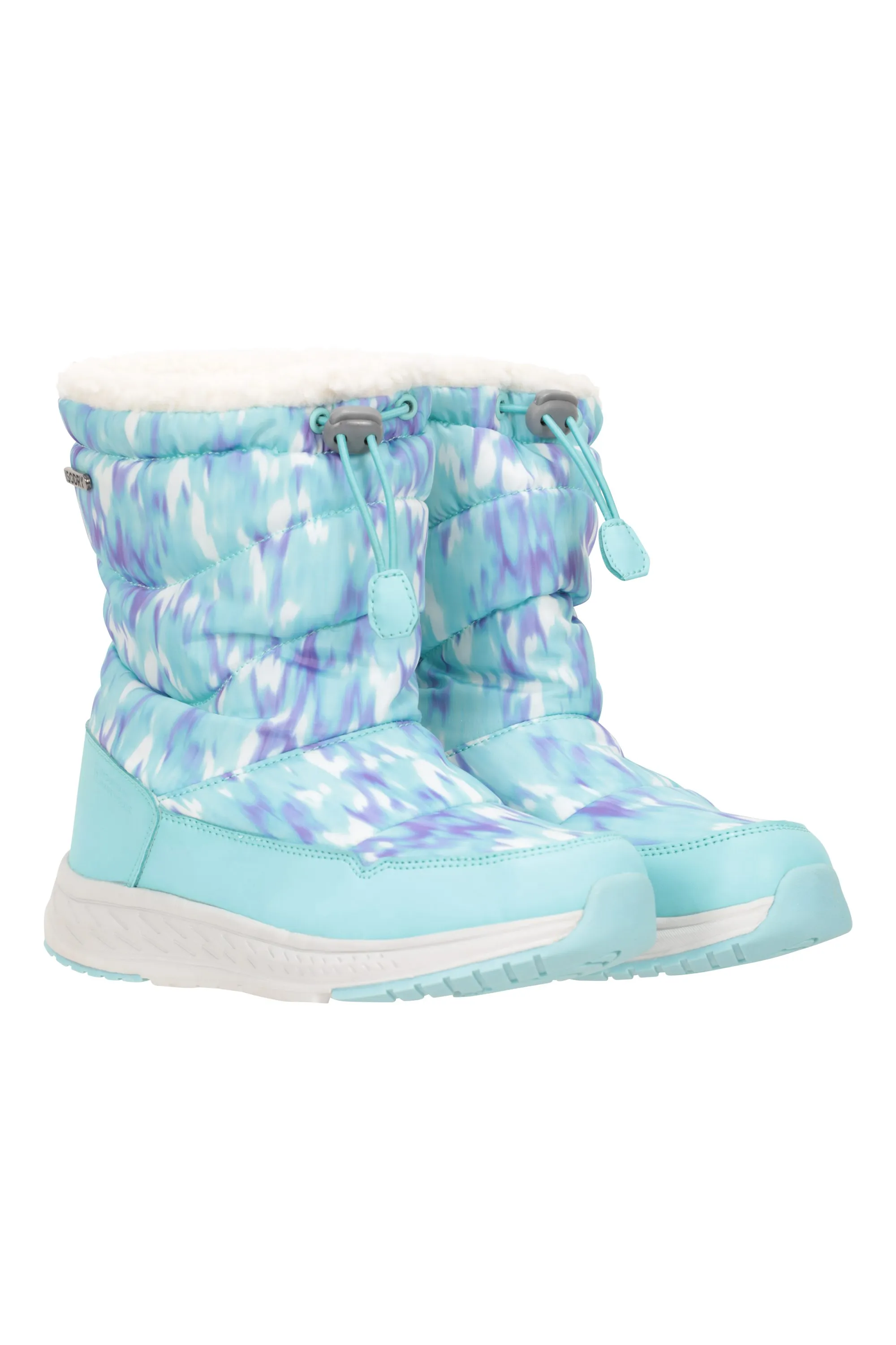 Glide botas de nieve estampadas, infantiles