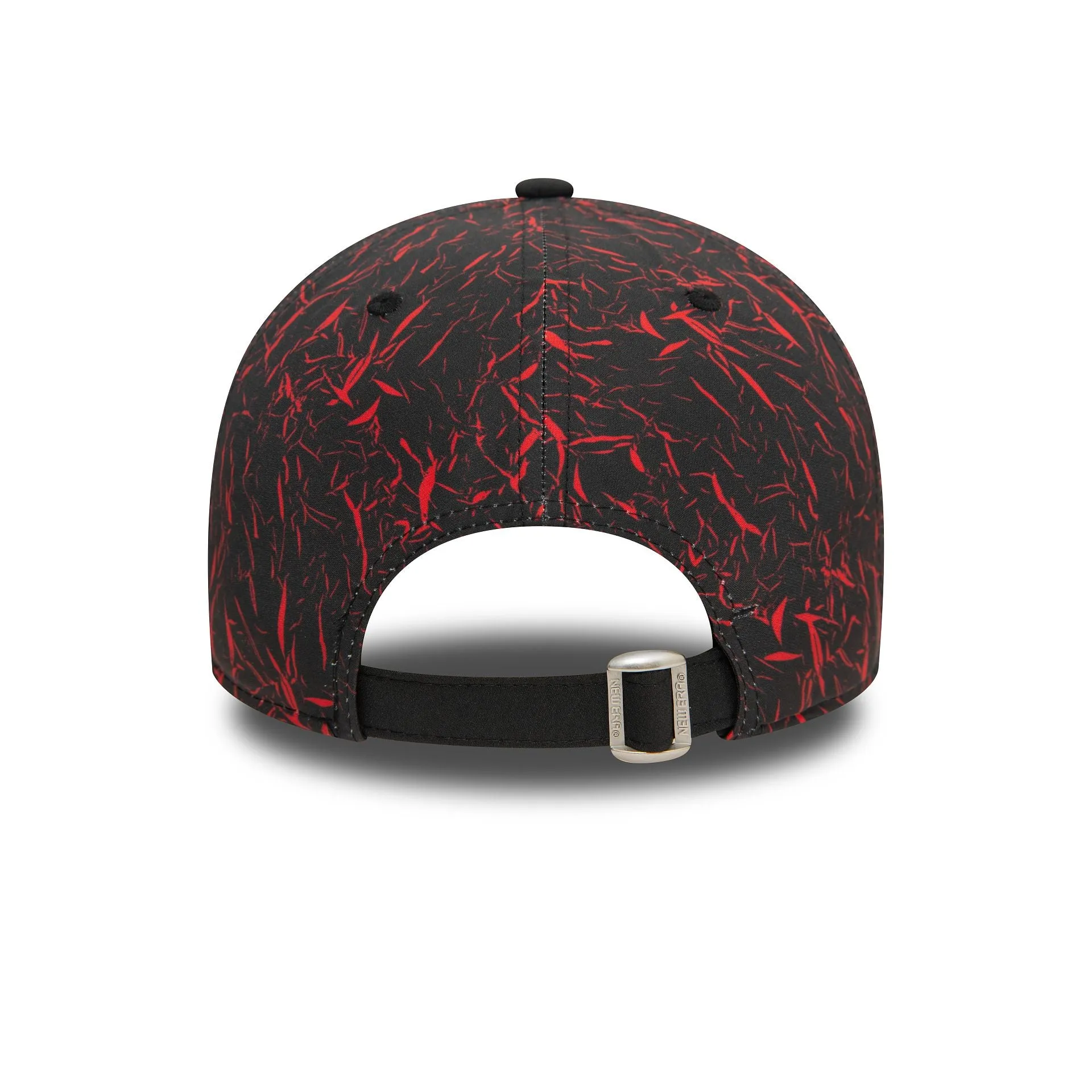 Gorra ajustable Ducati Motor Logo Crinkle con estampado completo en negro 9FORTY.