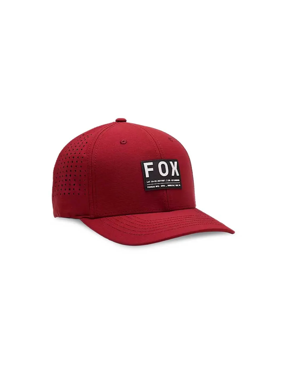 Gorra Fox Non Stop Tech Flex fit Rojo Escarlata