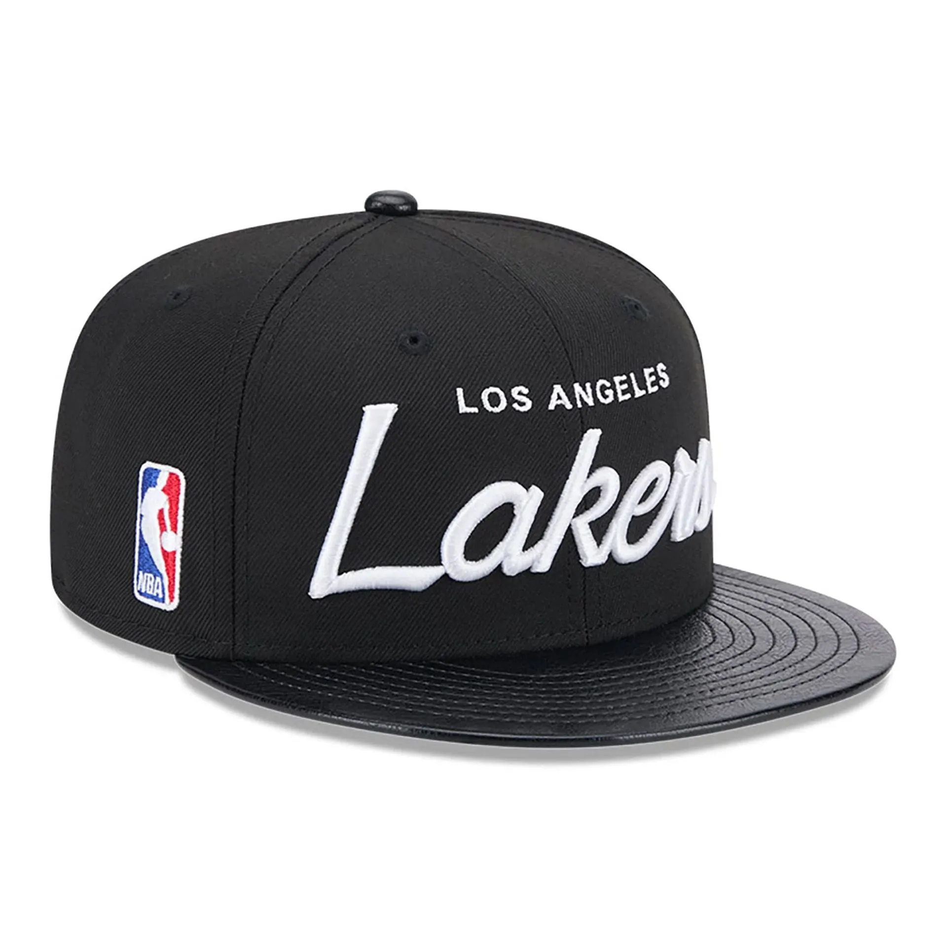 Gorra LA Lakers Faux Leather Visor 9FIFTY Snapback