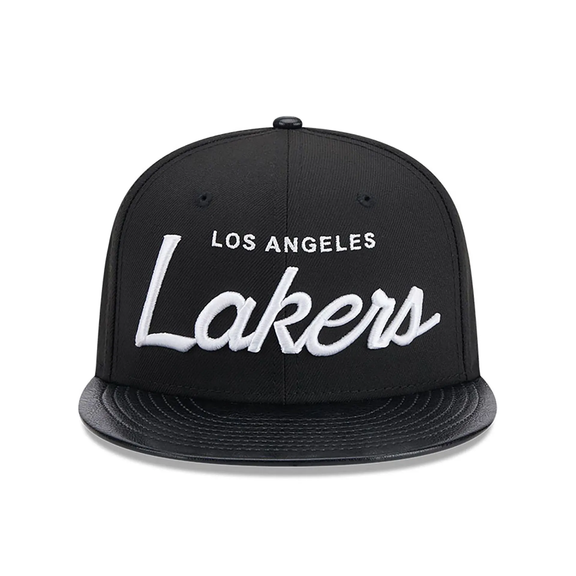 Gorra LA Lakers Faux Leather Visor 9FIFTY Snapback