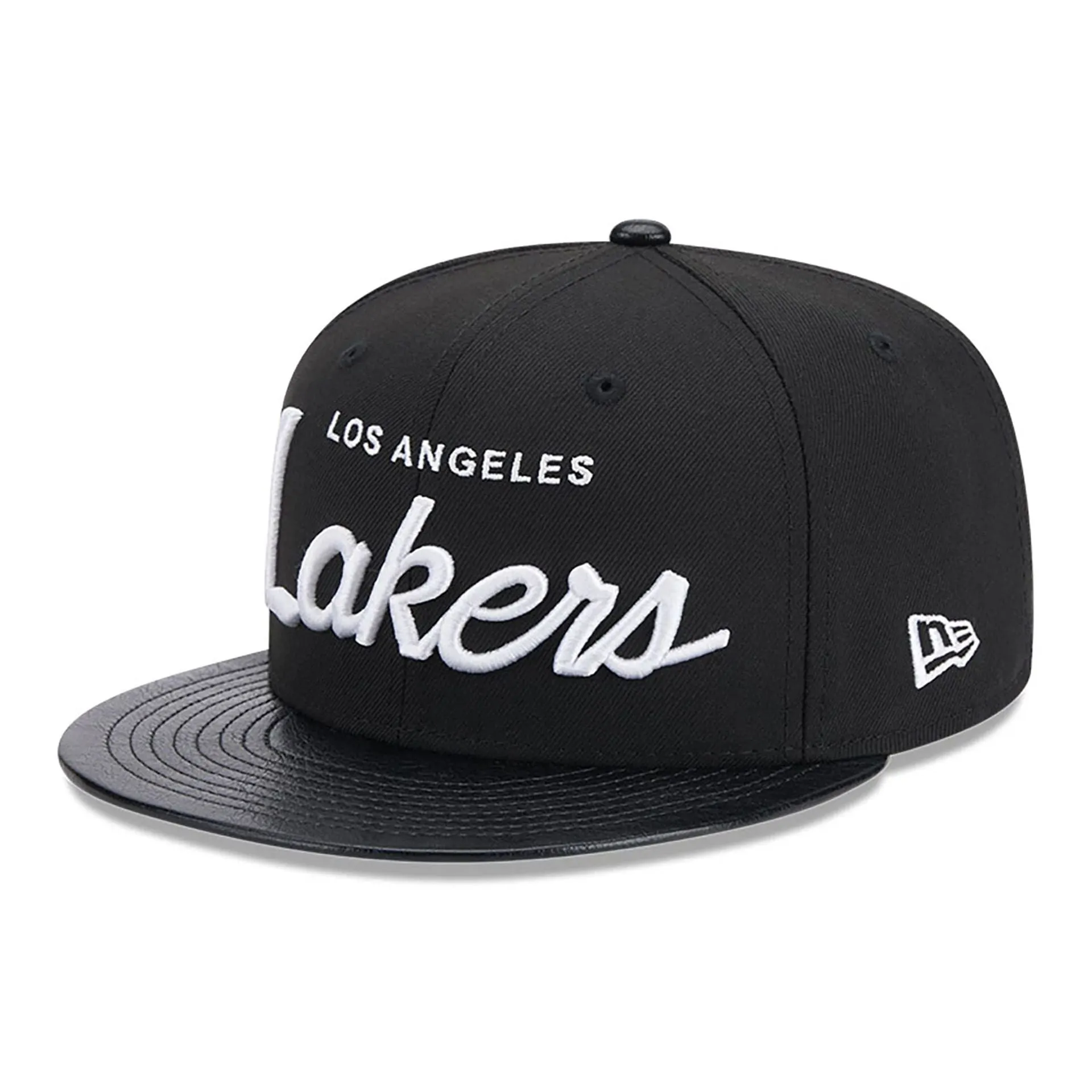 Gorra LA Lakers Faux Leather Visor 9FIFTY Snapback