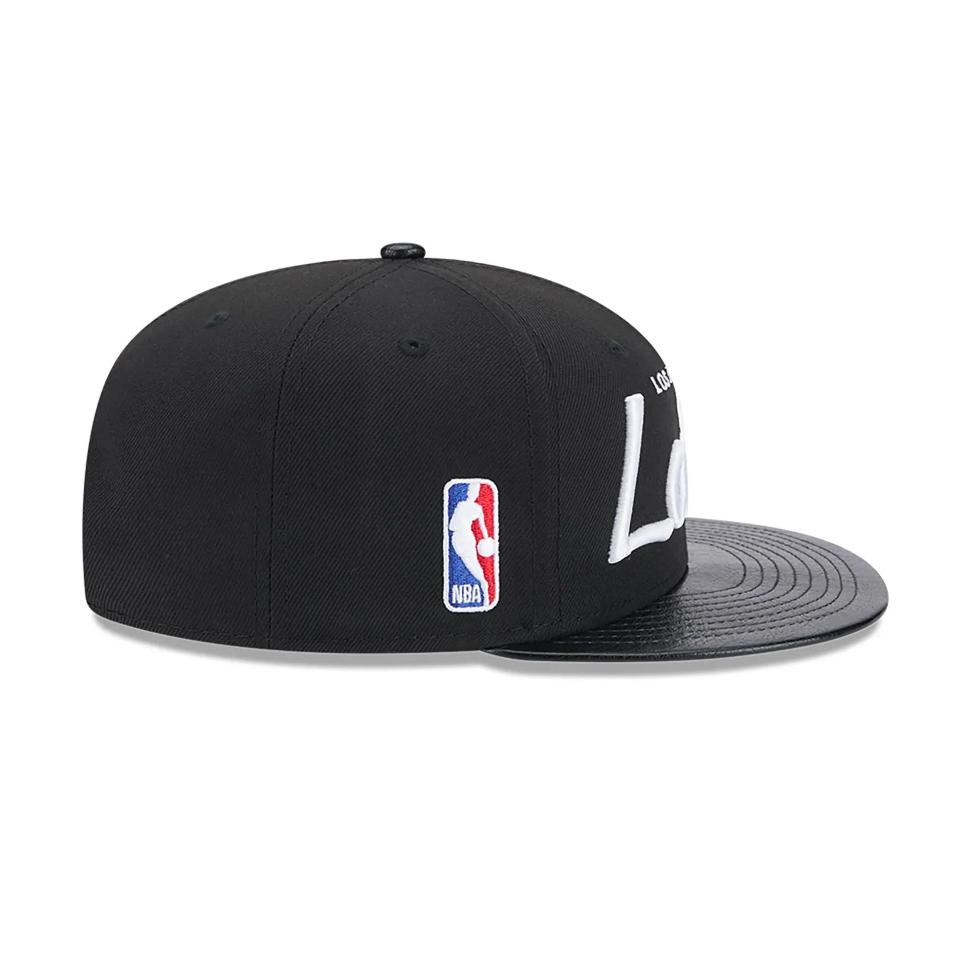 Gorra LA Lakers Faux Leather Visor 9FIFTY Snapback