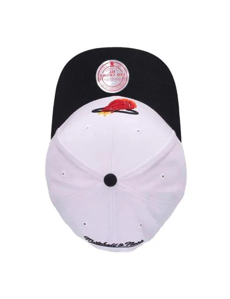 Gorra Mitchell&Ness 'Miami Heat' NBA Blanco