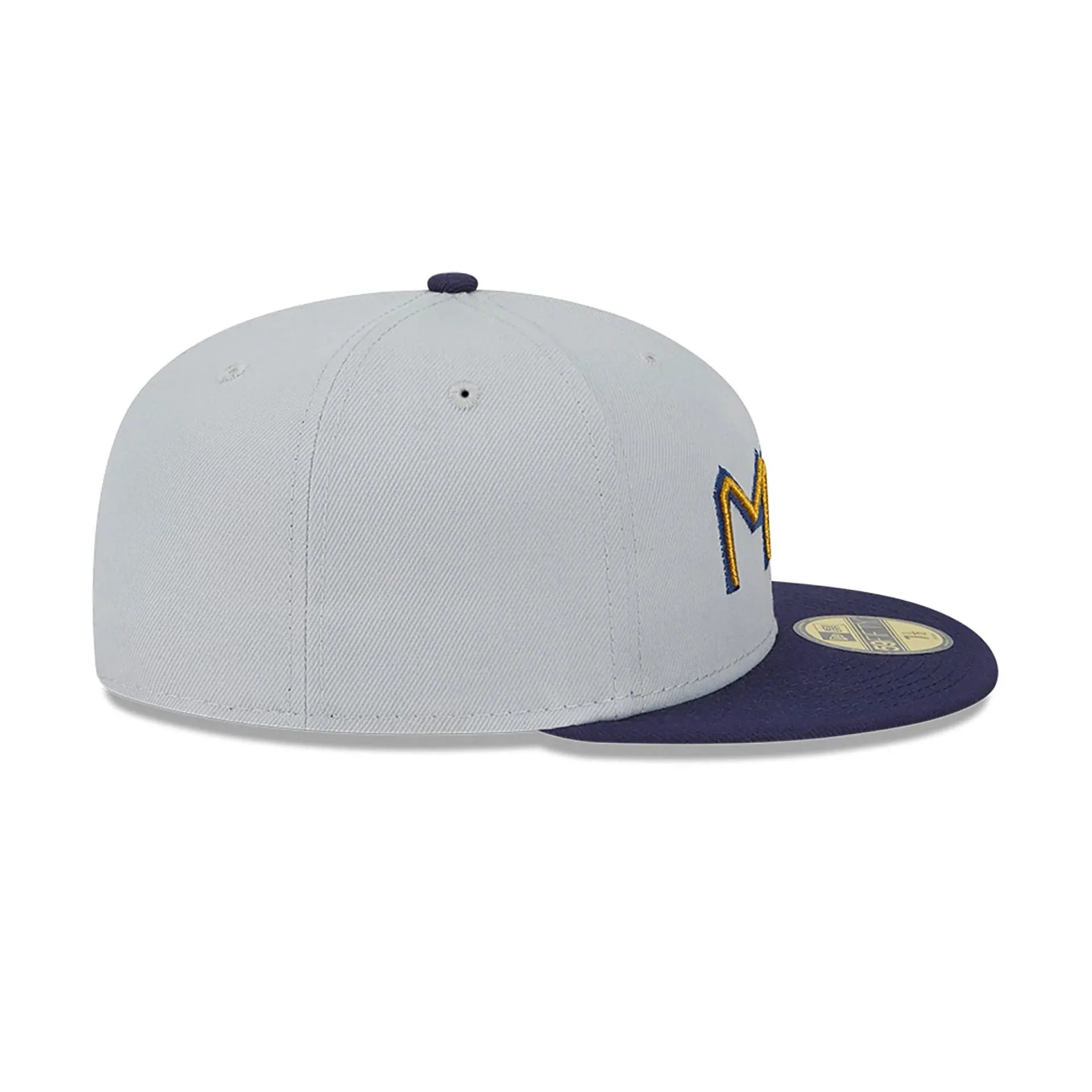 Gorra New Era Milwaukee Brewers Metallic City 59FIFTY Fitted