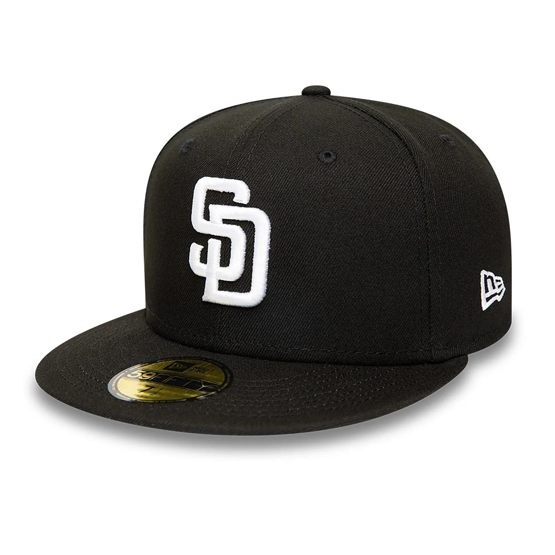 Gorra New Era San Diego Padres MLB Black and White 59FIFTY Fitted