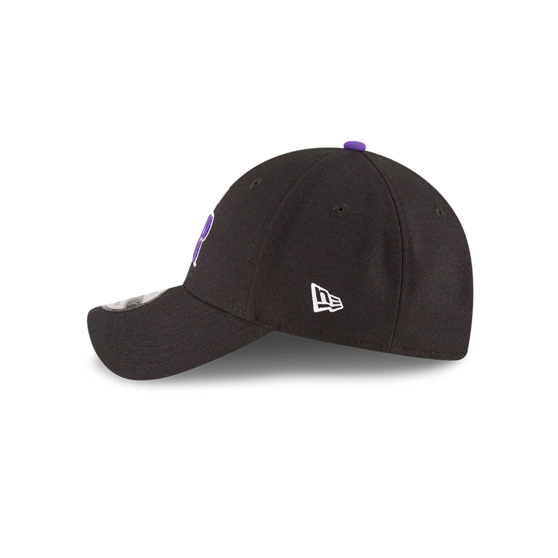 Gorra oficial New Era Colorado Rockies The League Negro 9FORTY