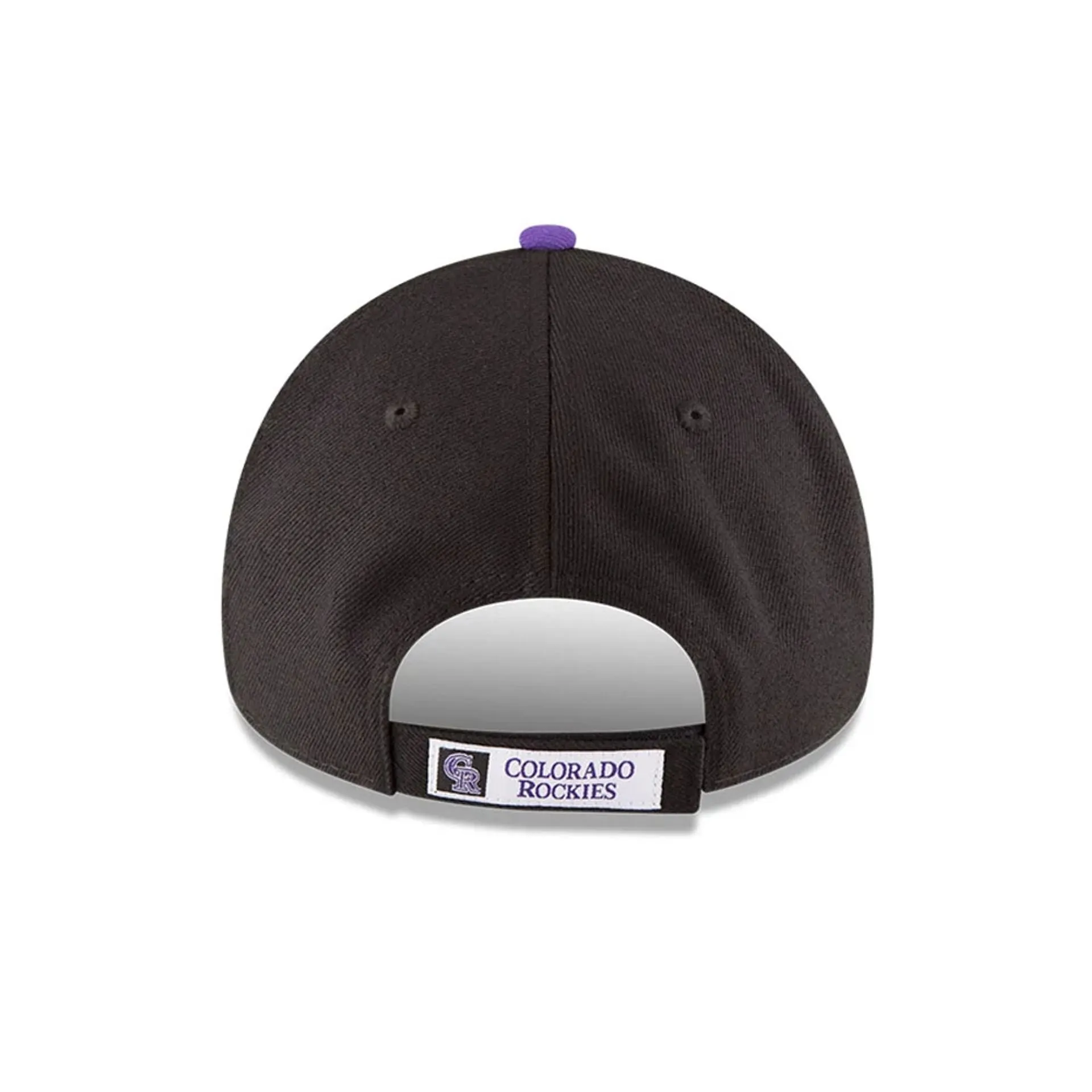 Gorra oficial New Era Colorado Rockies The League Negro 9FORTY