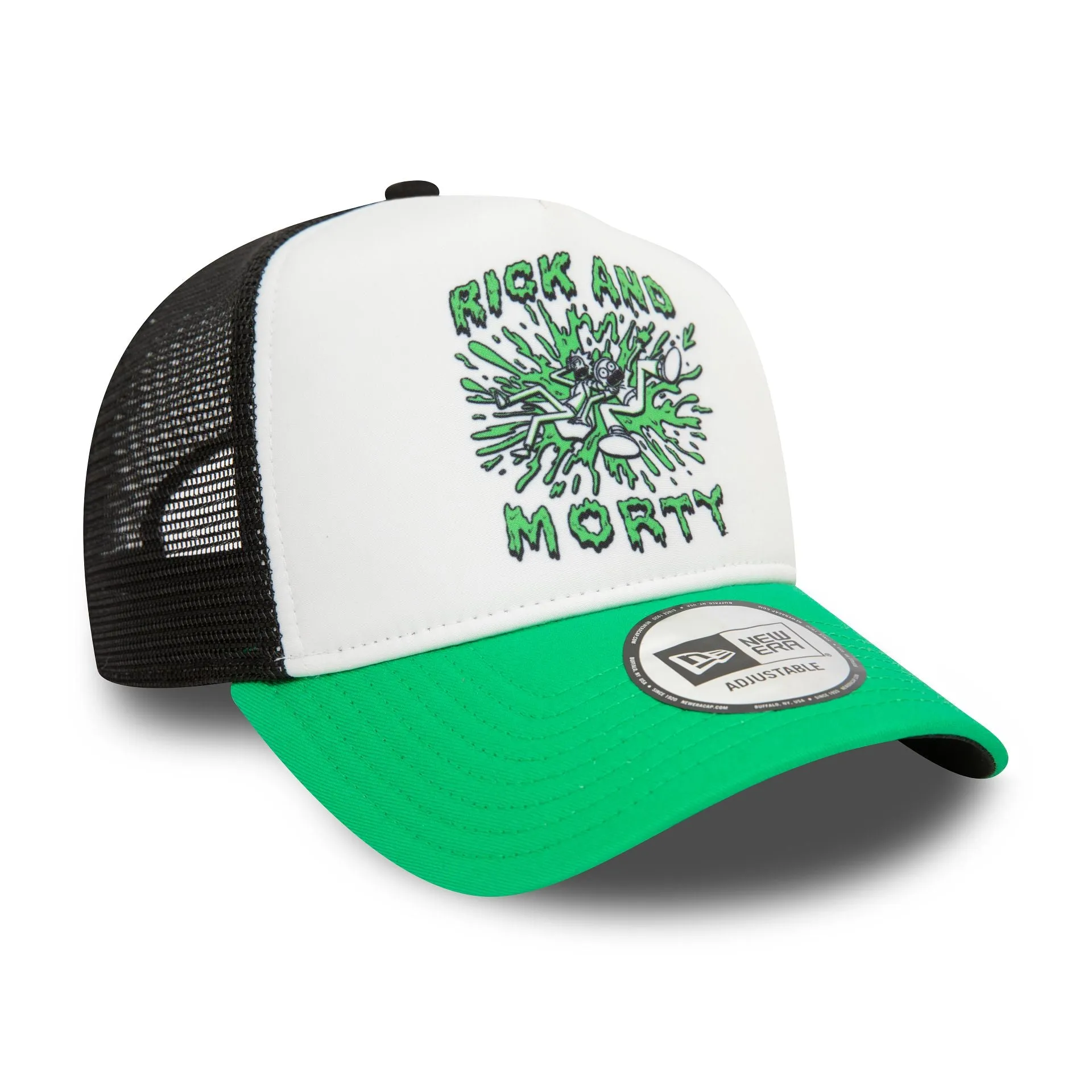 Gorra Rick And Morty Teleport Slime A-Frame Trucker