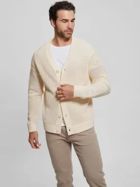 GUESS Mesh Stitch Cardigan