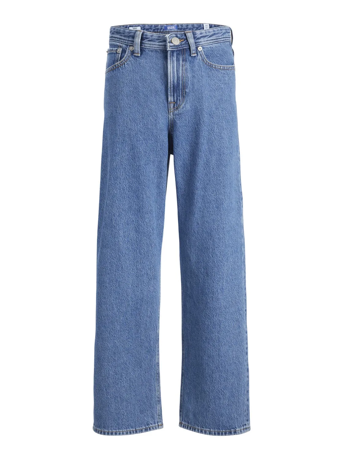 JJIALEX JJORIGINAL MF 412 Vaqueros de corte baggy Junior | Azul intermedio | Jack & Jones®