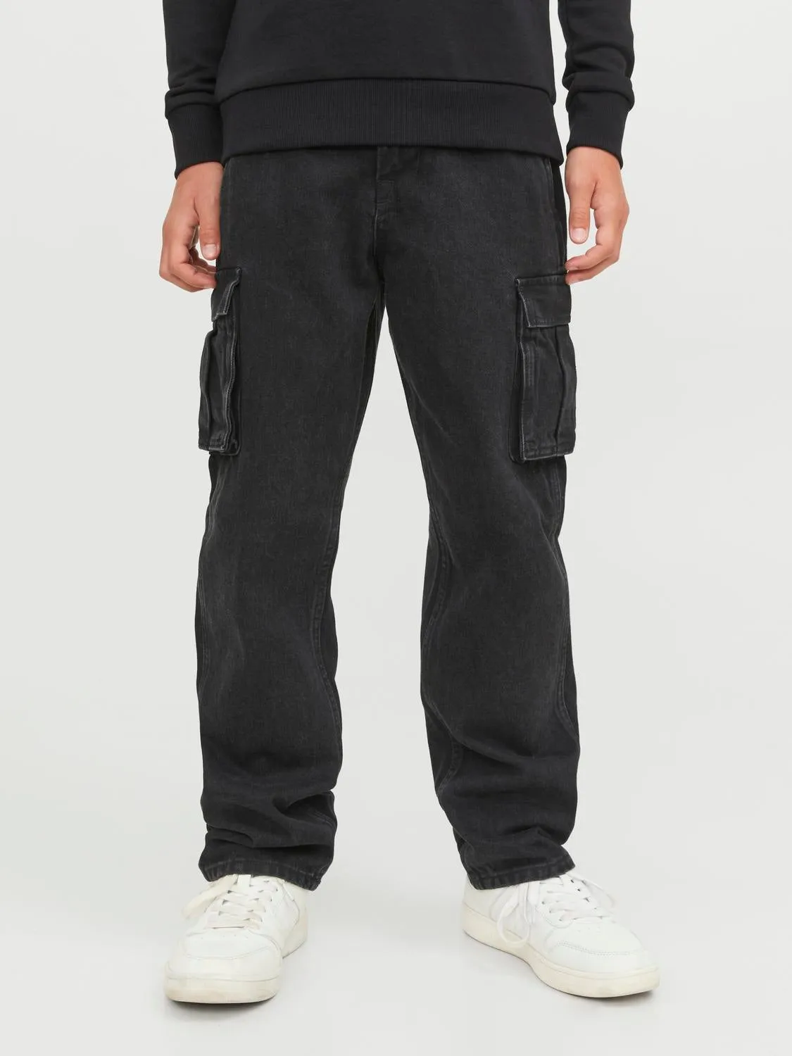 JJICHRIS JJCARGO SBD 312 Vaqueros de corte holgado Junior | Negro | Jack & Jones®