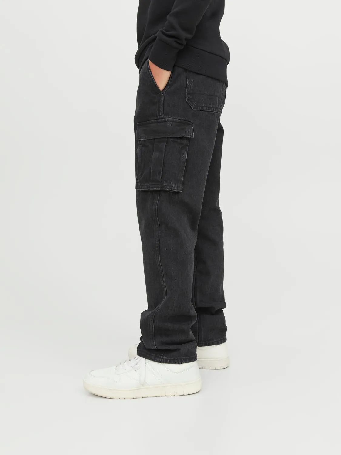 JJICHRIS JJCARGO SBD 312 Vaqueros de corte holgado Junior | Negro | Jack & Jones®