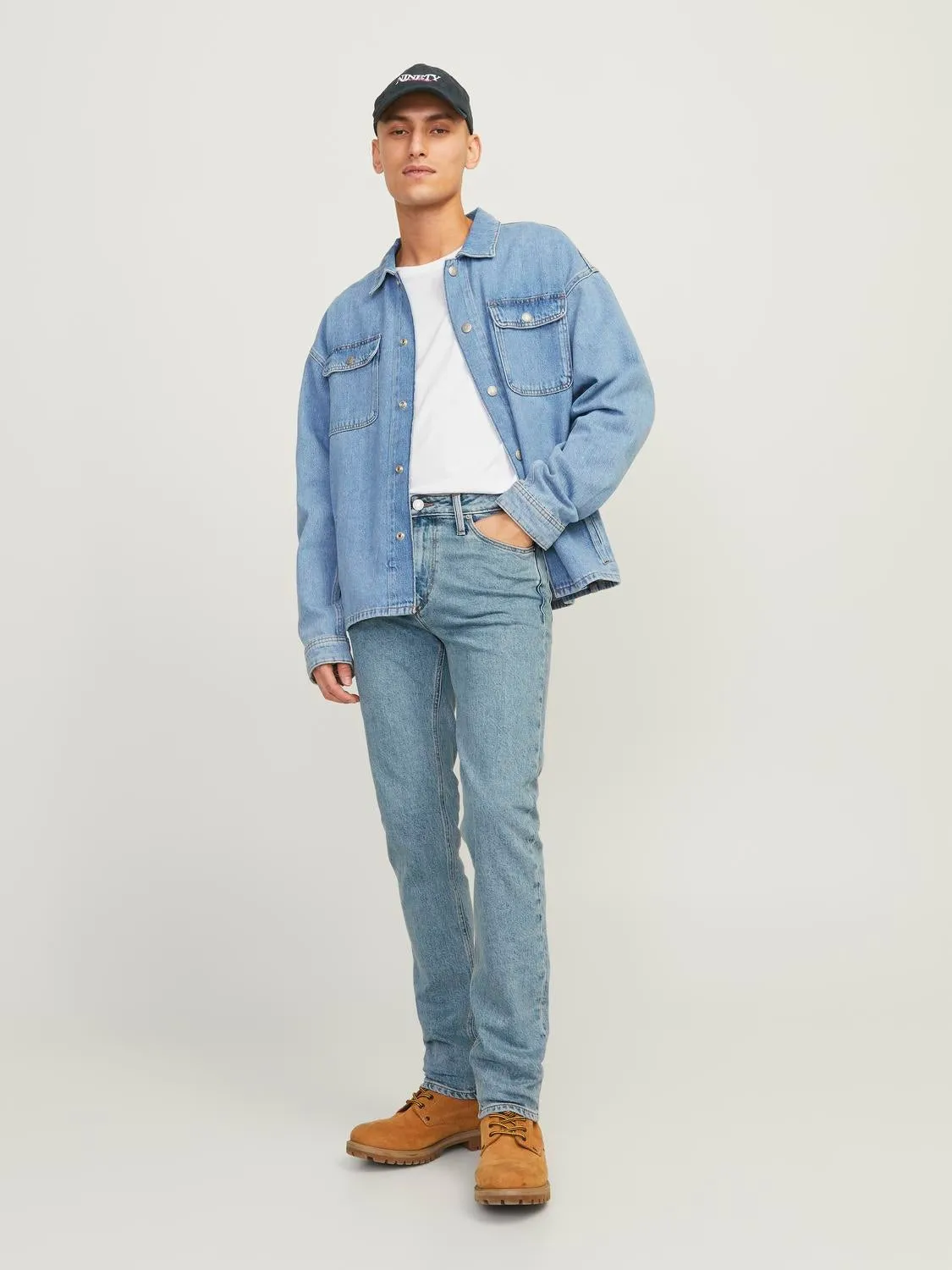 JJICLARK JJEVAN AM 495 Vaqueros Corte regular | Azul intermedio | Jack & Jones®