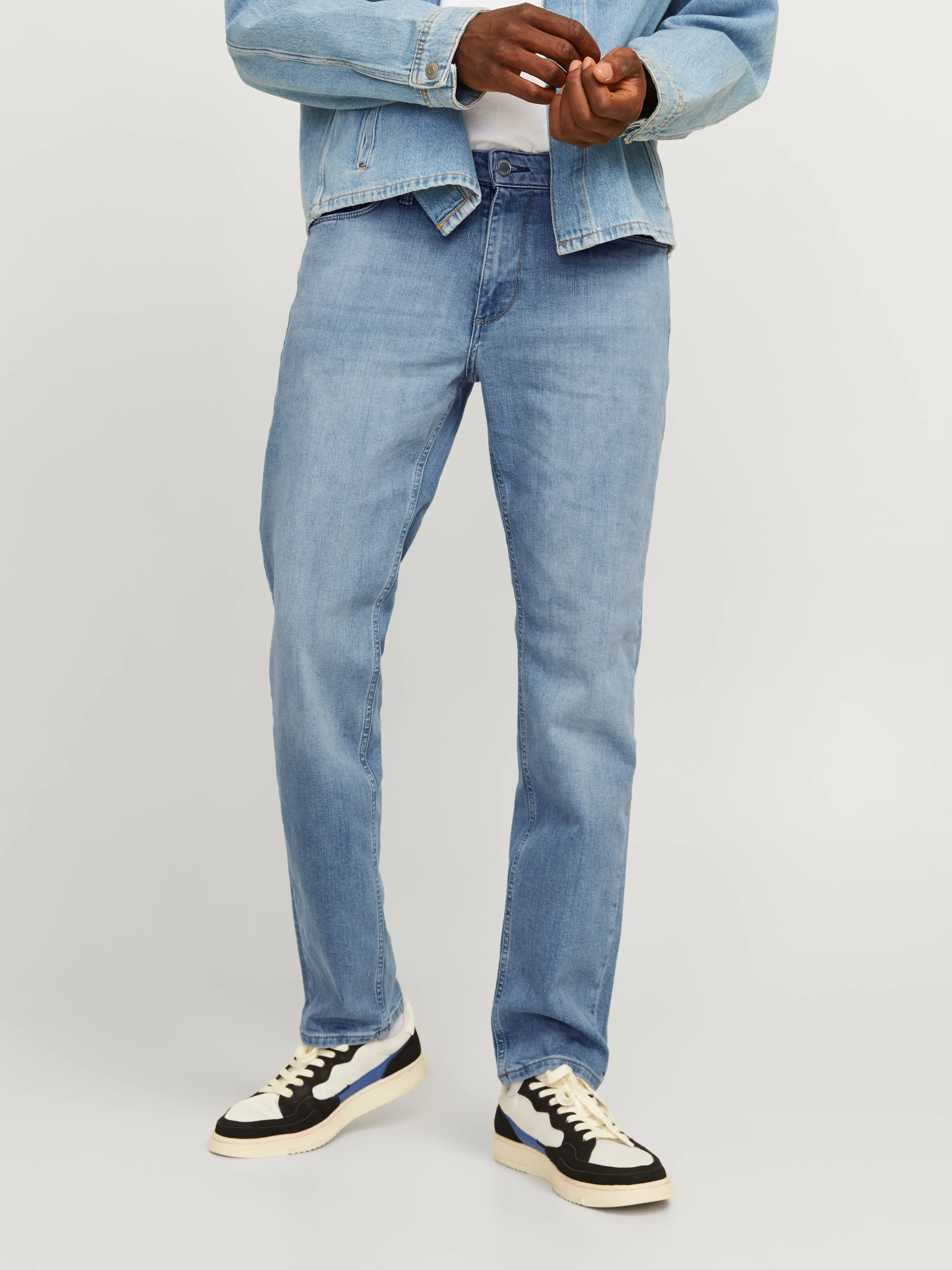 JJICLARK JJEVAN LIGHER VERSION OF 798 Vaqueros Corte regular | Azul intermedio | Jack & Jones®