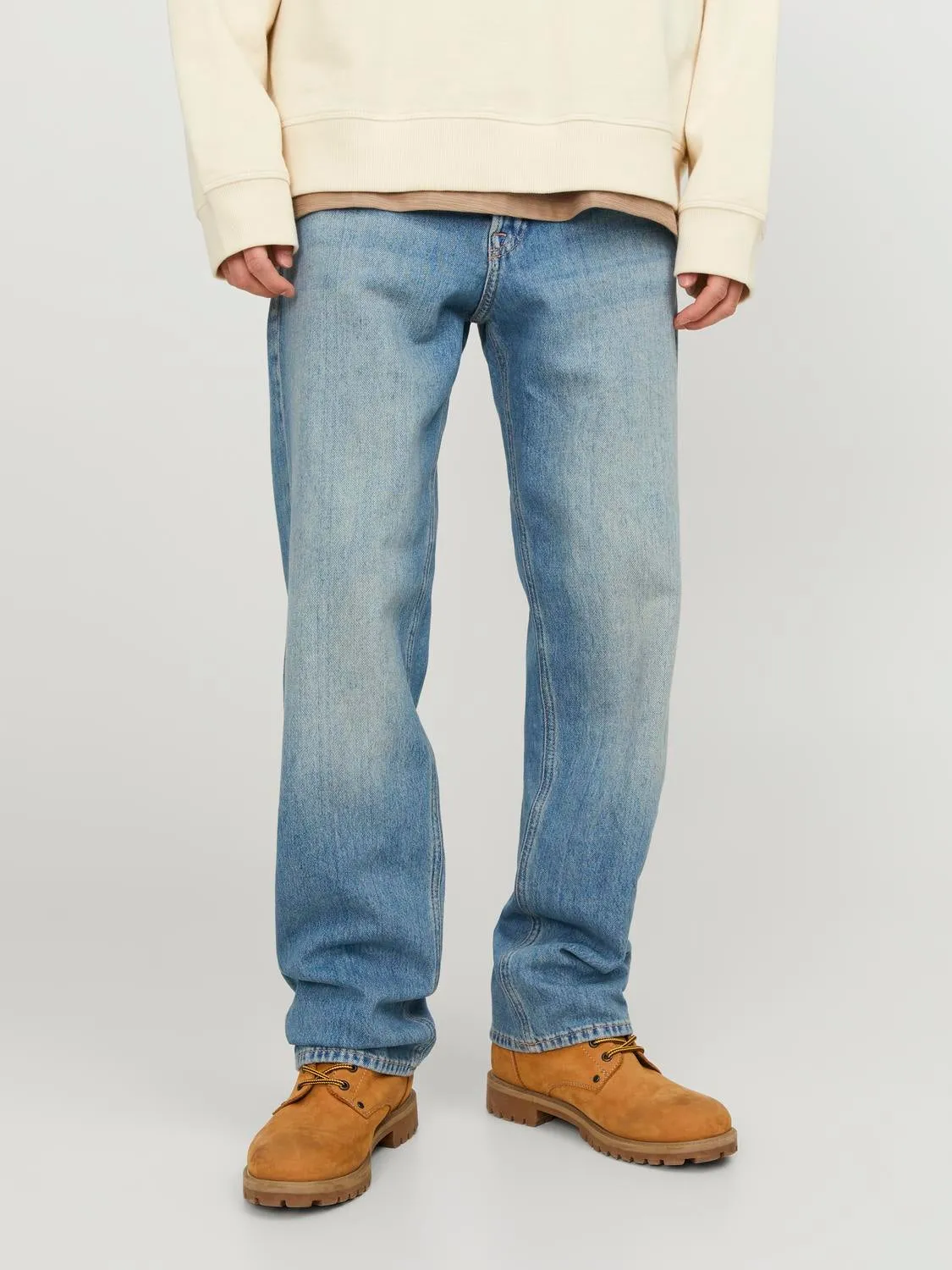 JJIEDDIE JJORIGINAL MF 607 Vaqueros Corte loose | Azul intermedio | Jack & Jones®