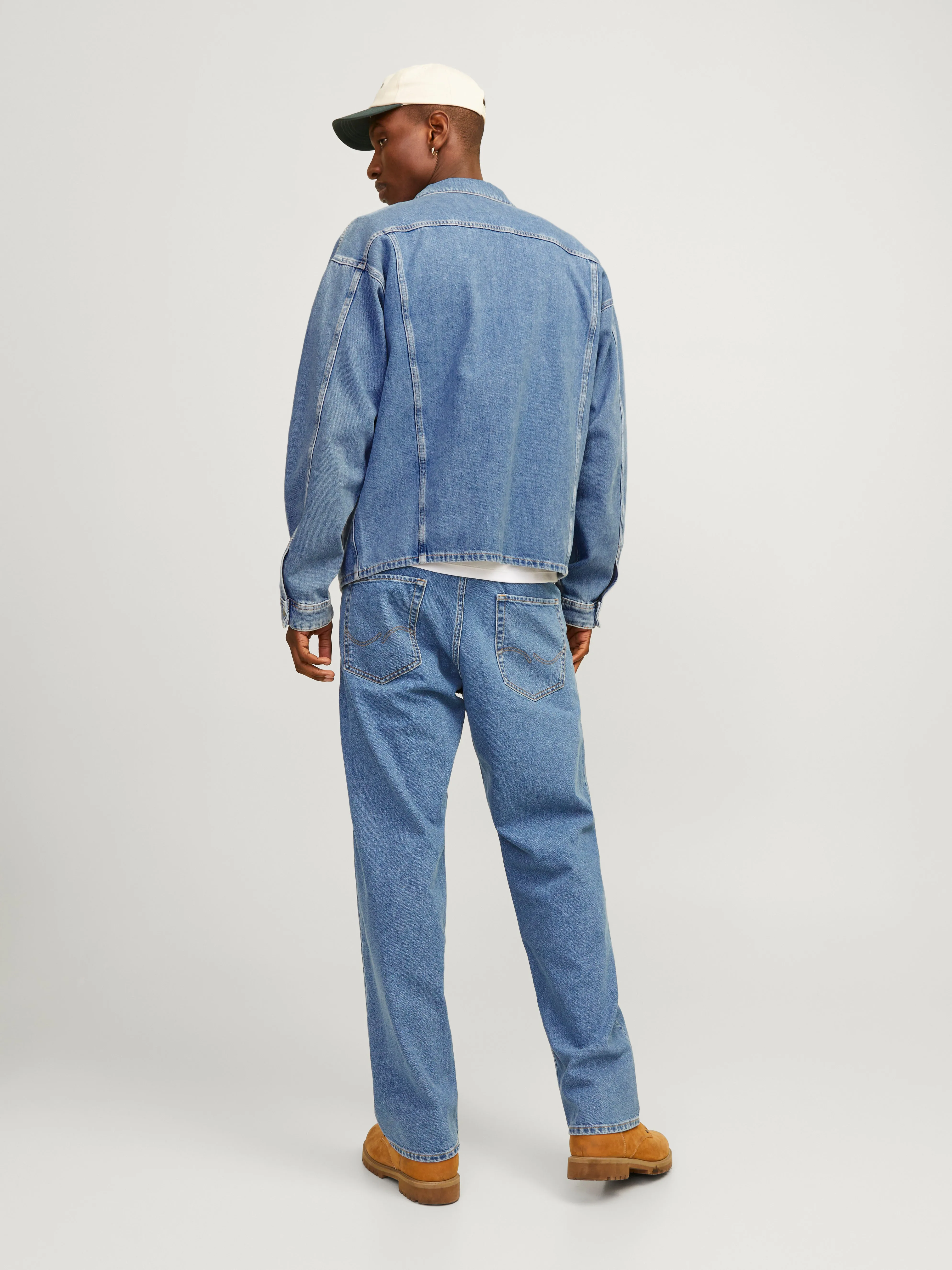 JJIEDDIE JJORIGINAL SQ 735 Vaqueros Corte loose | Azul intermedio | Jack & Jones®