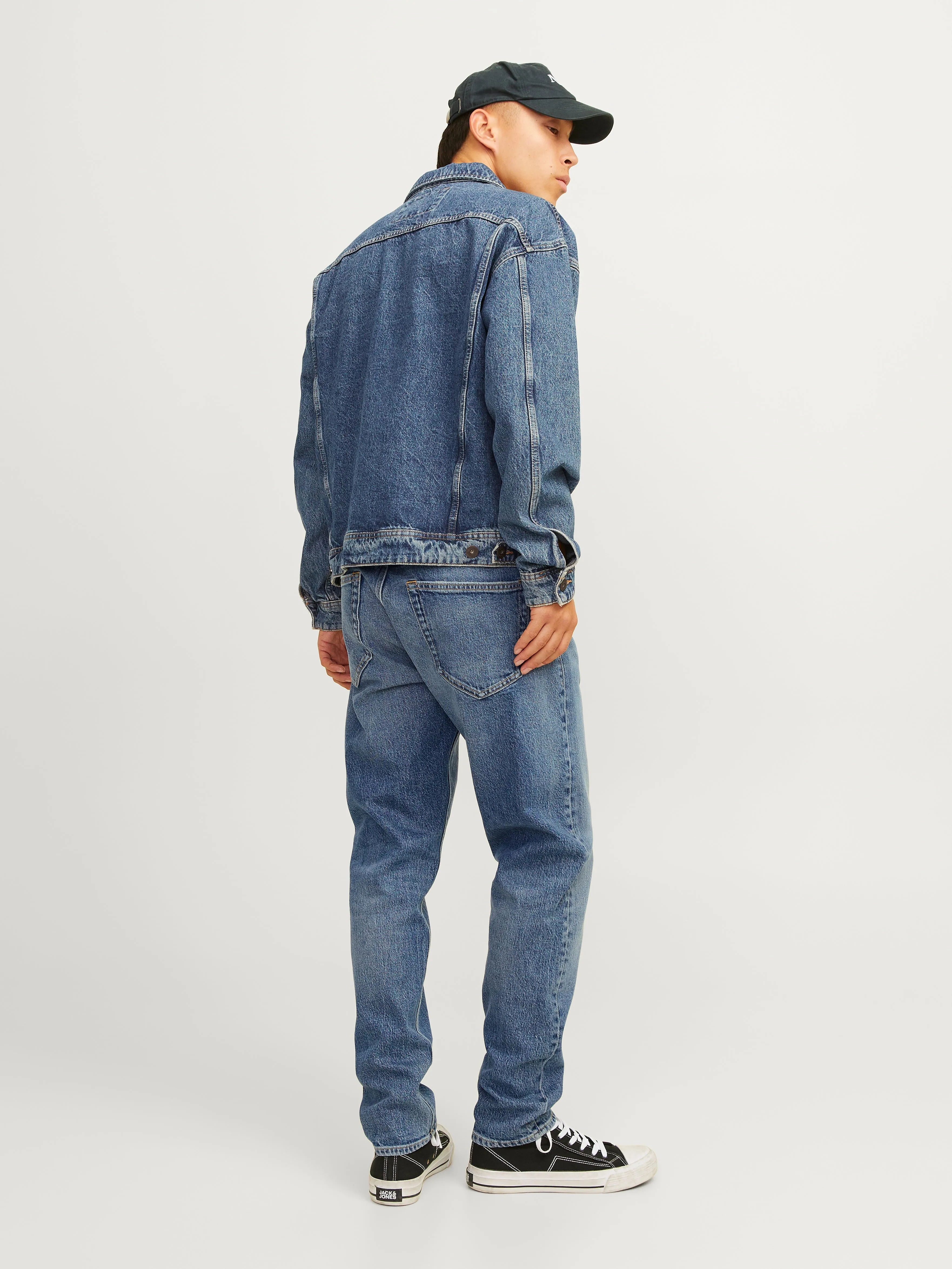 JJIERIK JJCOOPER SBD 112 W/O BREAKS Vaqueros de corte tapered | Azul intermedio | Jack & Jones®