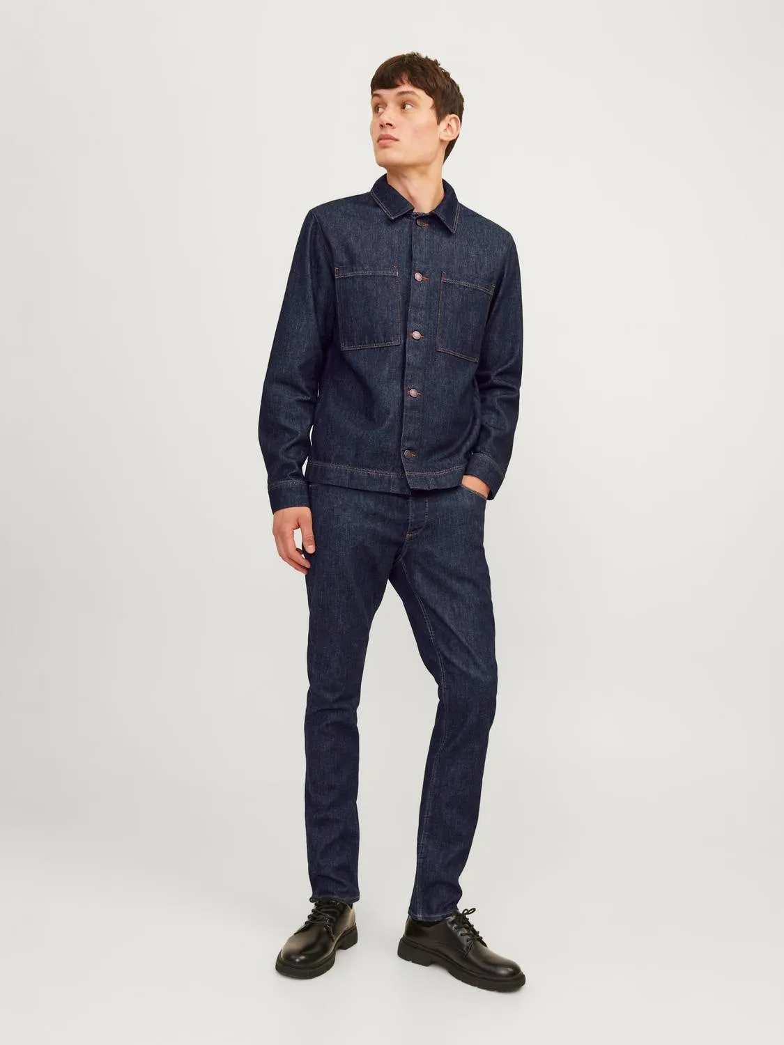 JJIGLENN JJEVAN JOS 777 LID NOOS Vaqueros de corte slim | Azul intermedio | Jack & Jones®