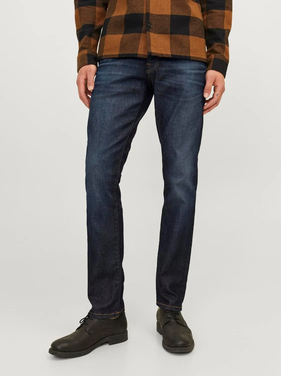 JJIGLENN JJICON JJ 919 50SPS Vaqueros de corte slim | Azul intermedio | Jack & Jones®