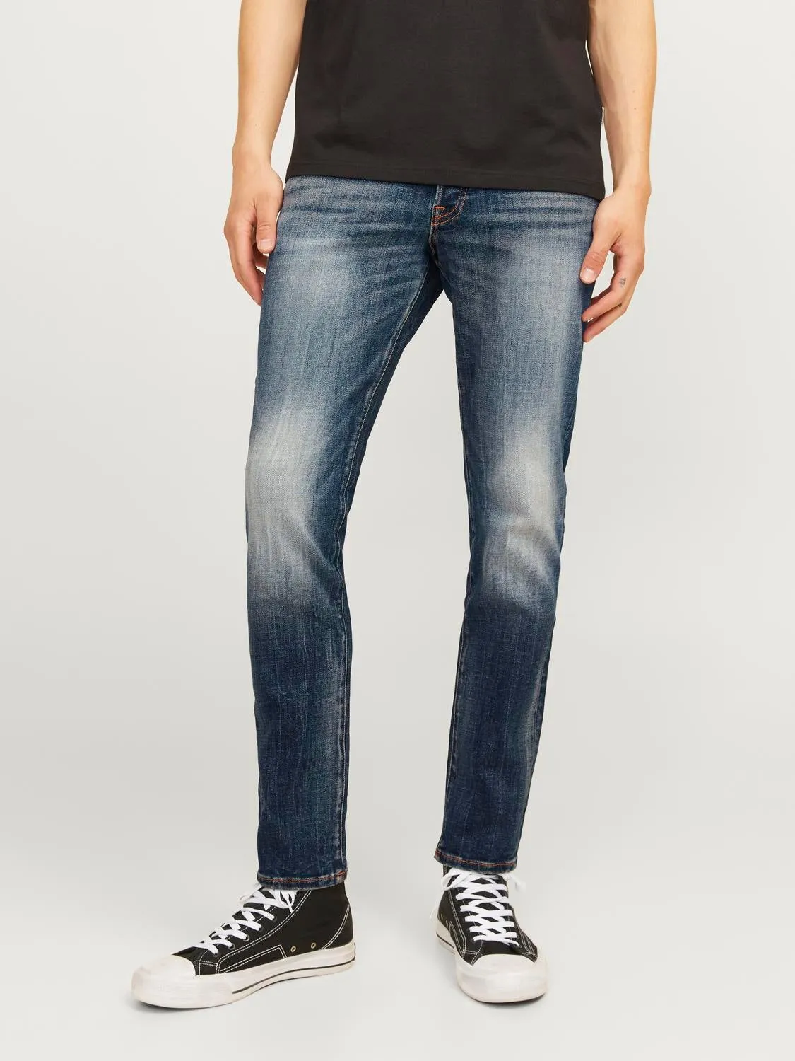 JJIGLENN JJLUKE GE 238 NOOS Vaqueros de corte slim | Azul intermedio | Jack & Jones®