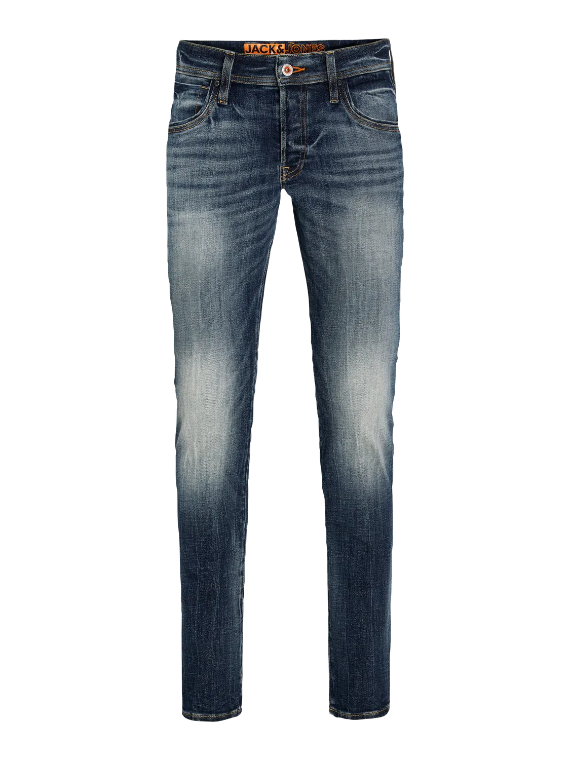 JJIGLENN JJLUKE GE 238 NOOS Vaqueros de corte slim | Azul intermedio | Jack & Jones®