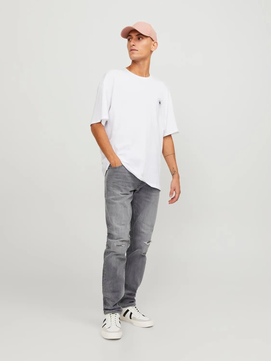 JJIGLENN JJORIGINAL CB 022 BF Vaqueros de corte slim | Gris oscuro | Jack & Jones®