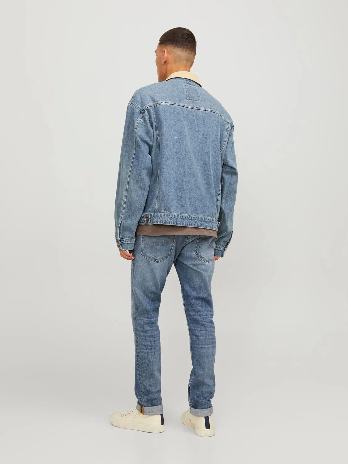 JJIGLENN JJWARD JJ 322 Vaqueros de corte slim | Azul intermedio | Jack & Jones®