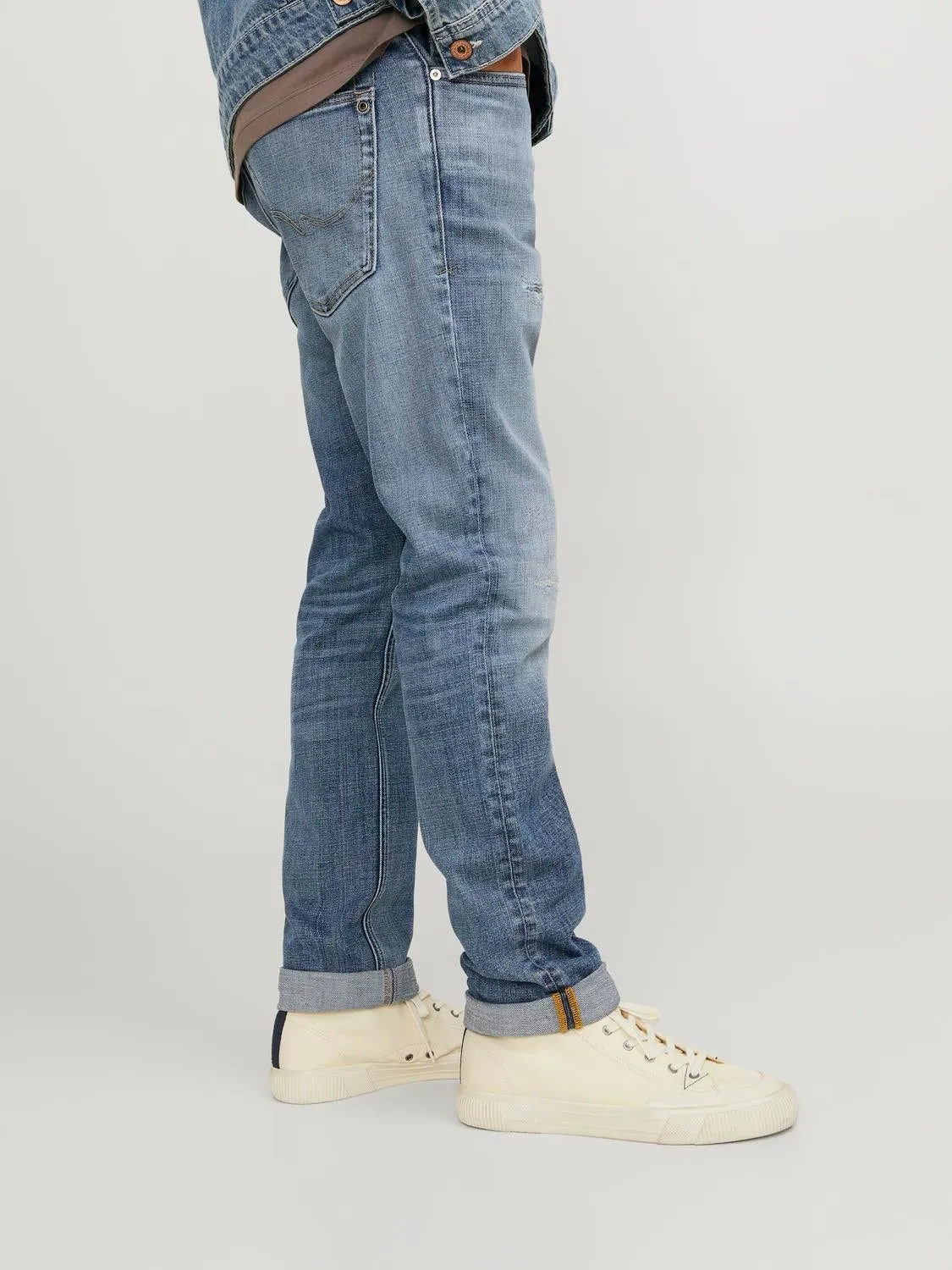 JJIGLENN JJWARD JJ 322 Vaqueros de corte slim | Azul intermedio | Jack & Jones®