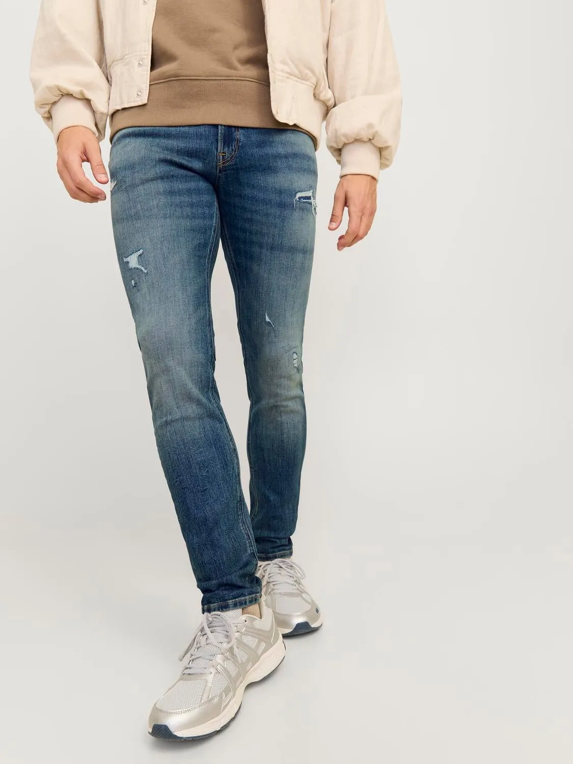 JJILIAM JJCOLE GE 872 SN Vaqueros de corte skinny | Azul intermedio | Jack & Jones®