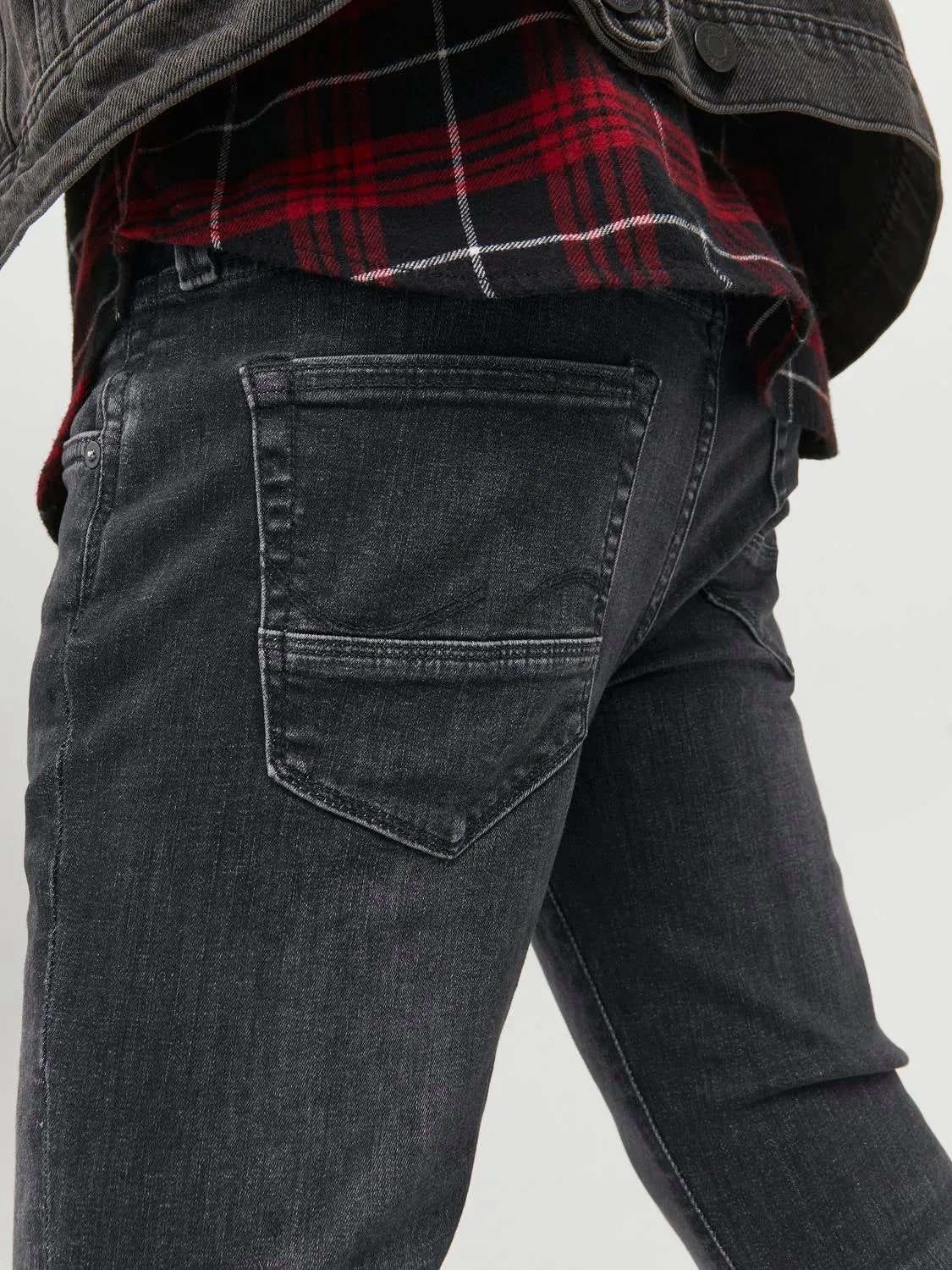 JJILIAM JJFOX BL 655 50SPS Vaqueros de corte skinny | Gris intermedio | Jack & Jones®