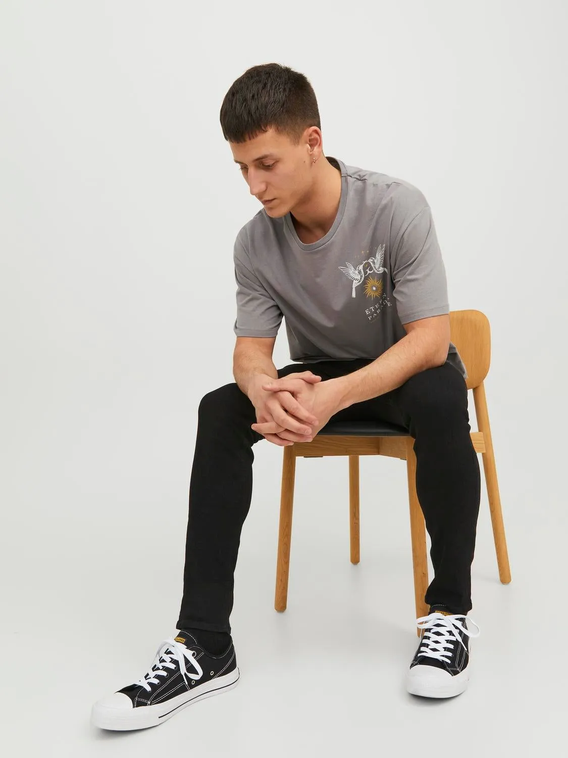 JJILIAM JJORIGINAL MF 773 Vaqueros de corte skinny | Negro | Jack & Jones®