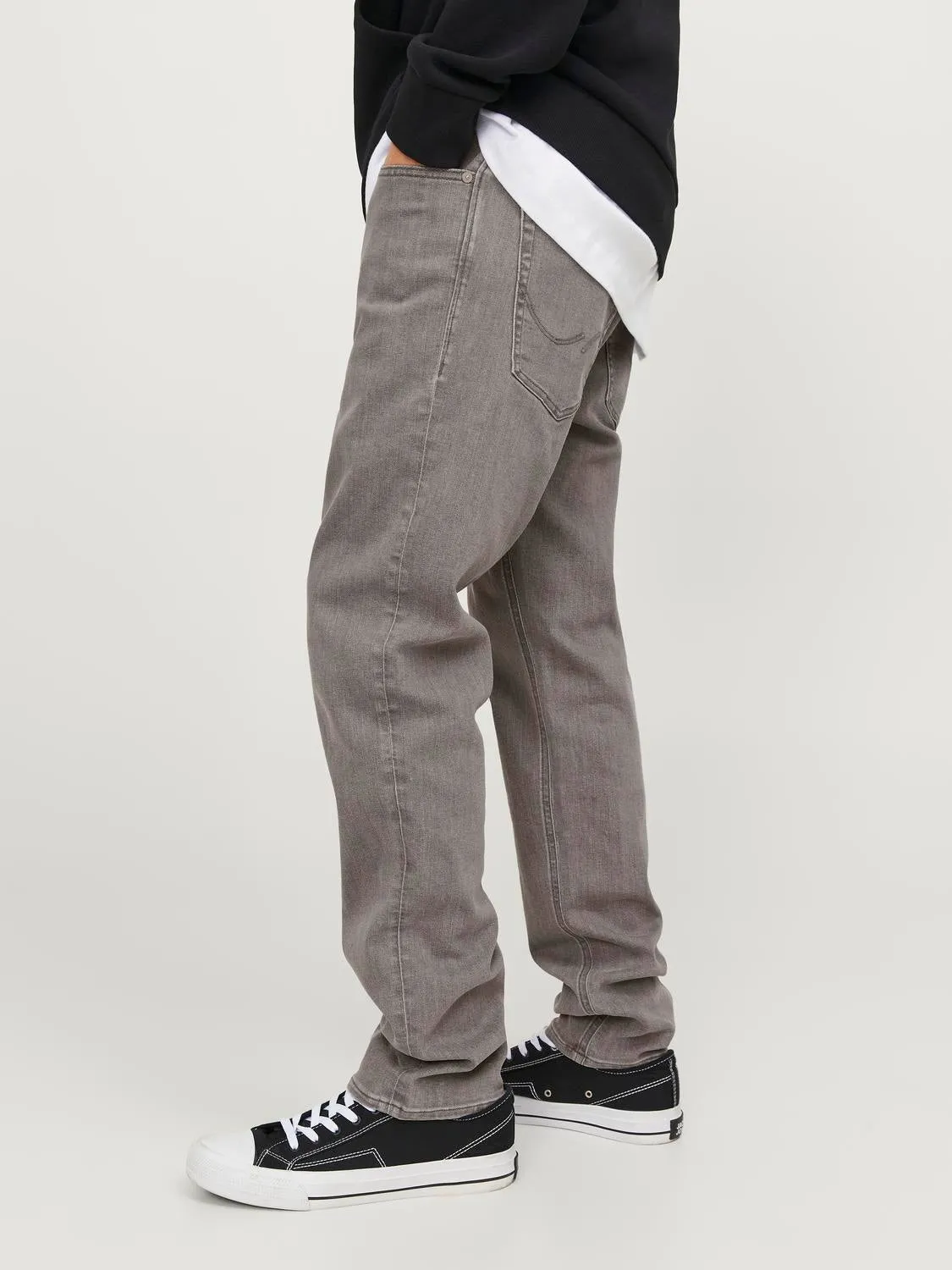 JJIMIKE JJORIGINAL AM 590 EXP Vaqueros de corte tapered | Gris intermedio | Jack & Jones®