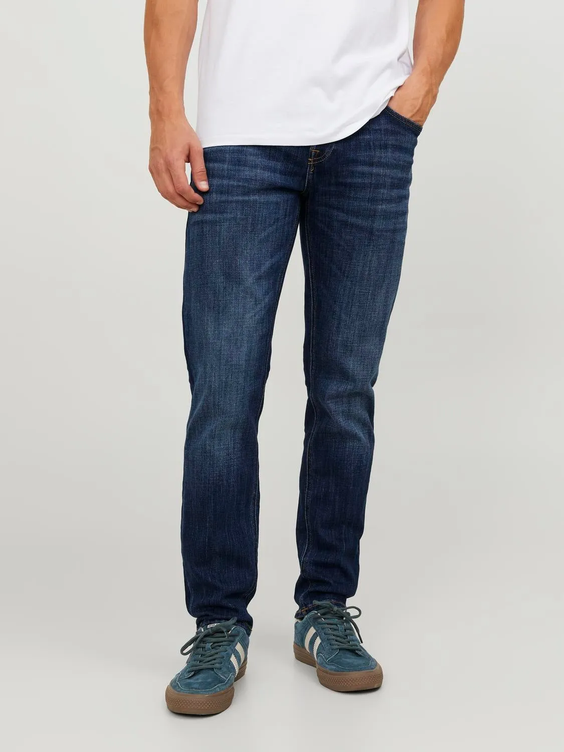 JJIMIKE JJORIGINAL JOS 311 Vaqueros de corte tapered | Azul intermedio | Jack & Jones®